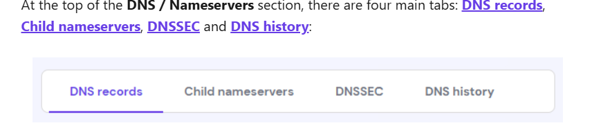 Hostinger domain: DNS MANAGEMENT